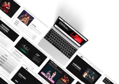 Diseño web de La Subterránea, compañía de teatro — Innobing