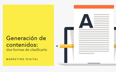 Generación de tipos de contenidos: Qué es el contenido y dos formas de clasificarlo