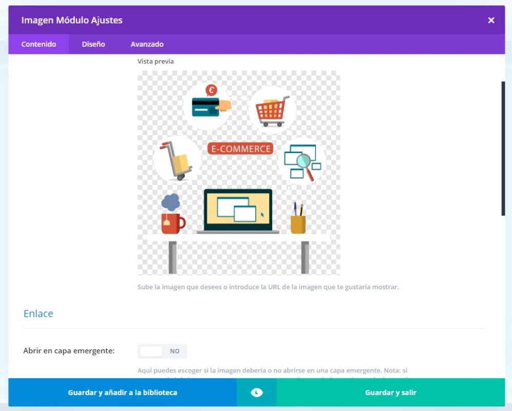 Iconos de tienda online