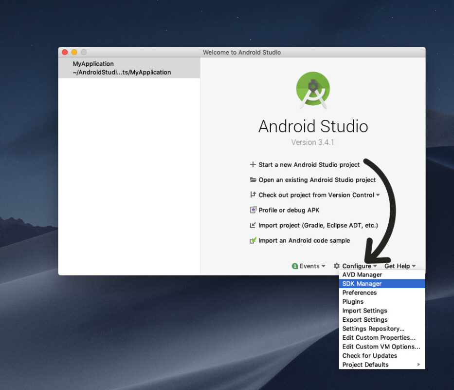 Android Studio Ionic